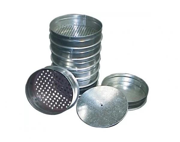 Комплект сит на определение зараженности зерна 2 сита ( 1,  0;   2.  5;   + поддон + крышка) — фото 2